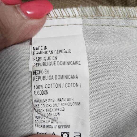 Izod Pants Mens 38x32 American Chino Slim Fit Smooth Touch Cotton Flat Front - Picture 10 of 11